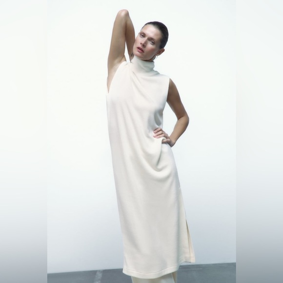 Women's Knit Turtle-Neck Dress